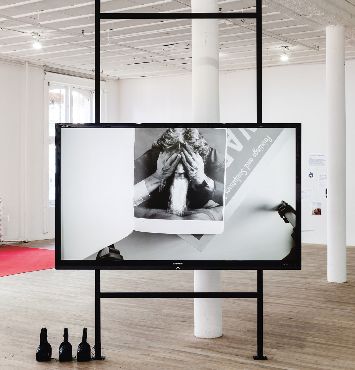 Rosebud, 2013, video. Installation view. Courtesy: James Richards and Rodeo, London