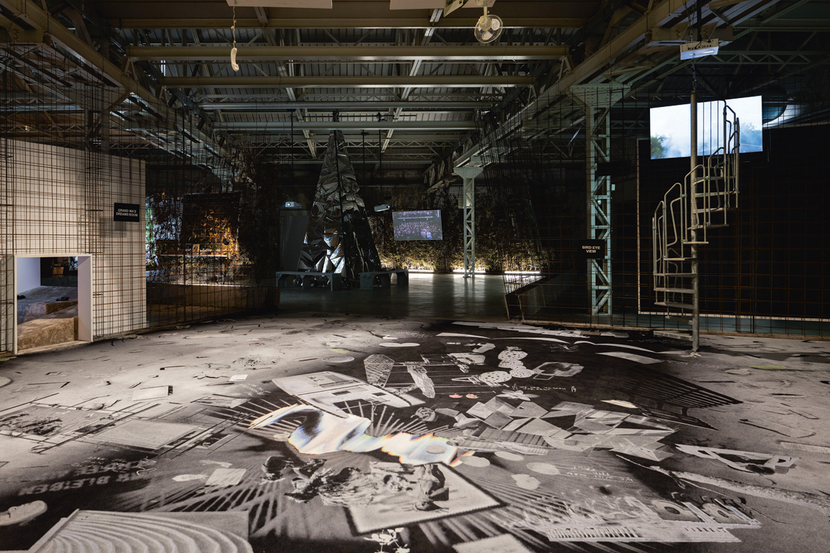 GDM – Grand Dad’s Visitor Center, 2016 installation view Pirelli HangarBicocca, Milan Courtesy of the artists and Pirelli Photo: Agostino Osio